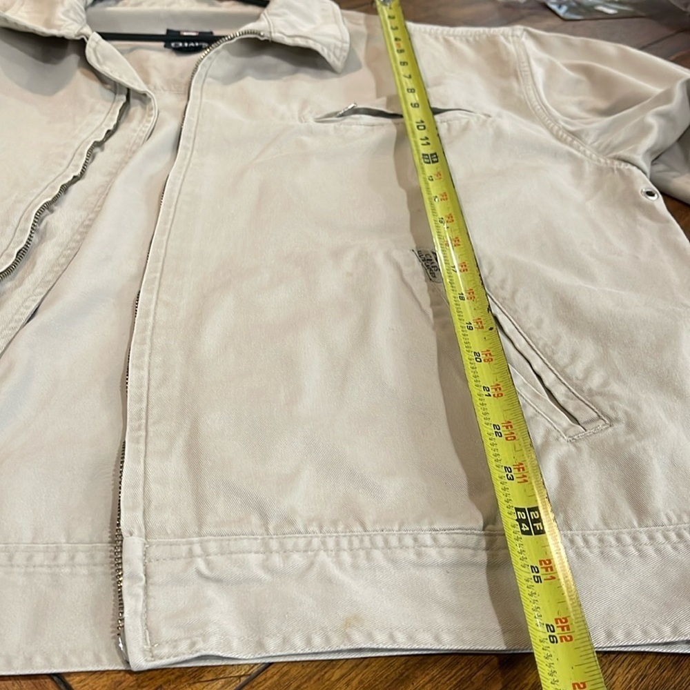 Vintage Chaps Ralph Lauren Men’s Zip Up Jacket tan size XL - Picture 3 of 14